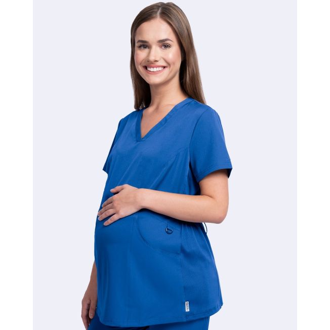 Ava & Me Womens  Maternity Synergy 4-Way Stretch Top