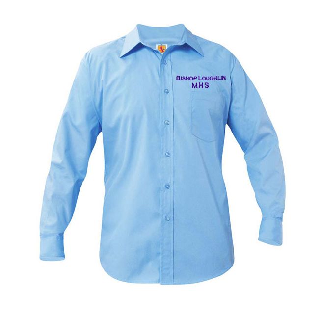 Embroidered Long Sleeve Oxford Shirt