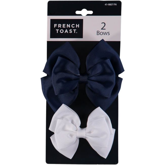 French Toast Girls Loop Bow (2-Pack)