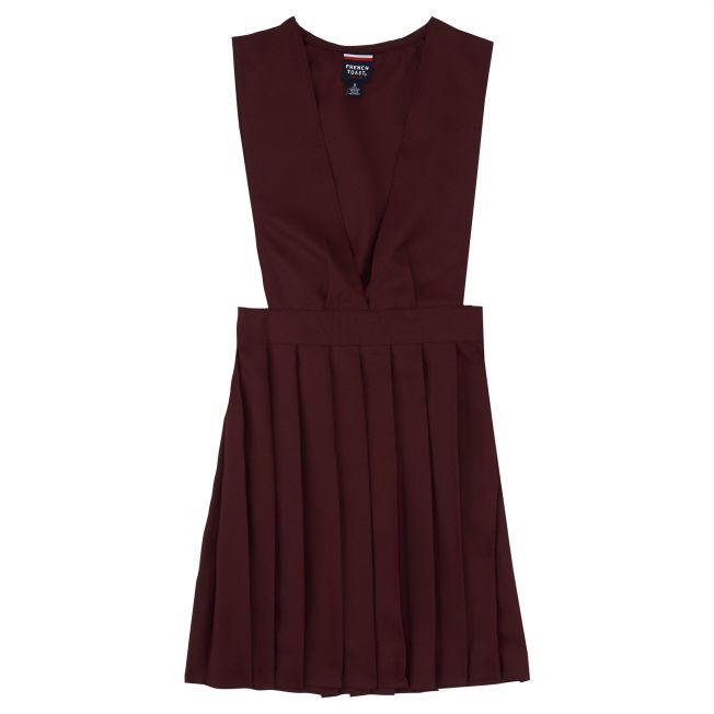 French Toast VNeck Pleated Jumper