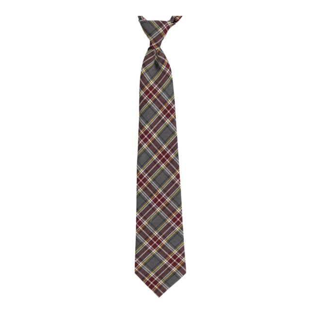 Pre Tied Plaid Tie