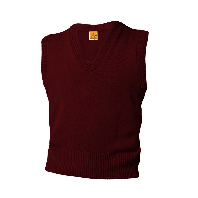 School Uniform Unisex V-Neck Sweater Vest