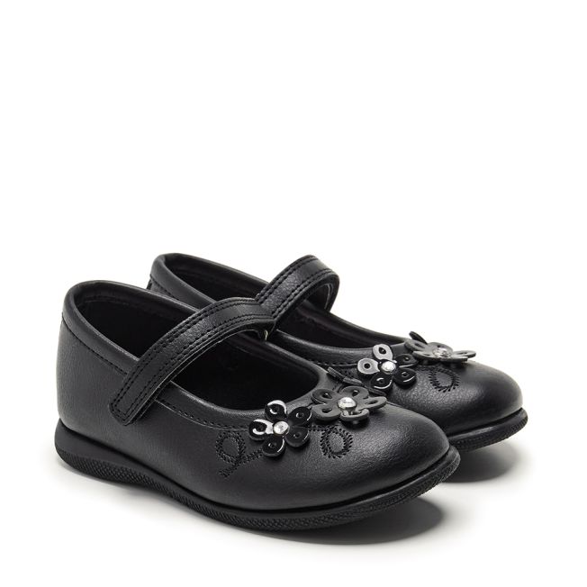 Rachel Shoes Girl's Kelly Flower Velcro Strap